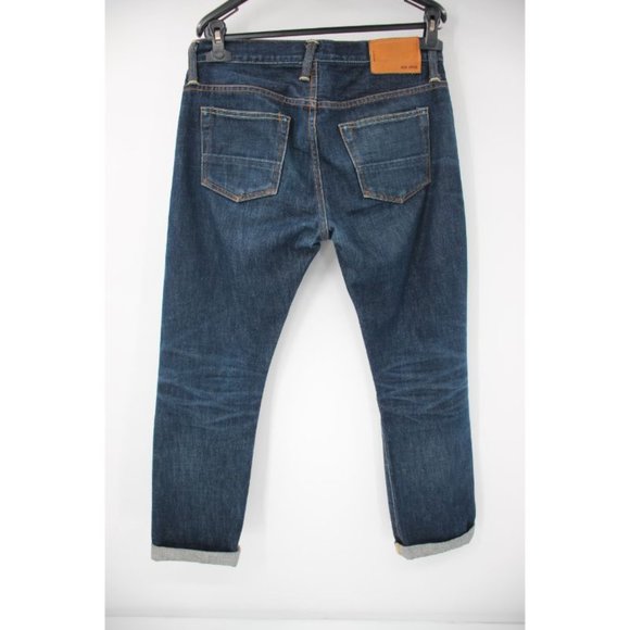 Jack Spade Mens 29 W31 Slim Straight Selvedge Denim Jeans White Oak Button Fly - Picture 4 of 13